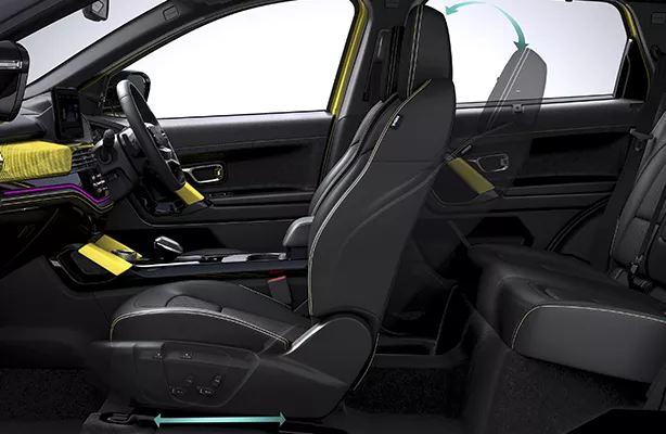Tata Harrier 4-way powered co-driver seat
